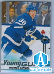 2019-20 Upper Deck Series 1 Young Guns #222 Rasmus Sandin